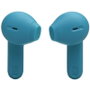 JBL Tune Flex 2 Azul Turquesa con cancelación de ruido adaptativa y sonido JBL Pure Bassy autonoía de 12h/48h con estuche de carga.